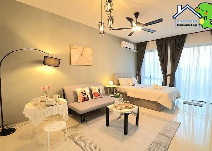 Central Park Lovely Cozy Studio Balcony By Gdragon Homestay