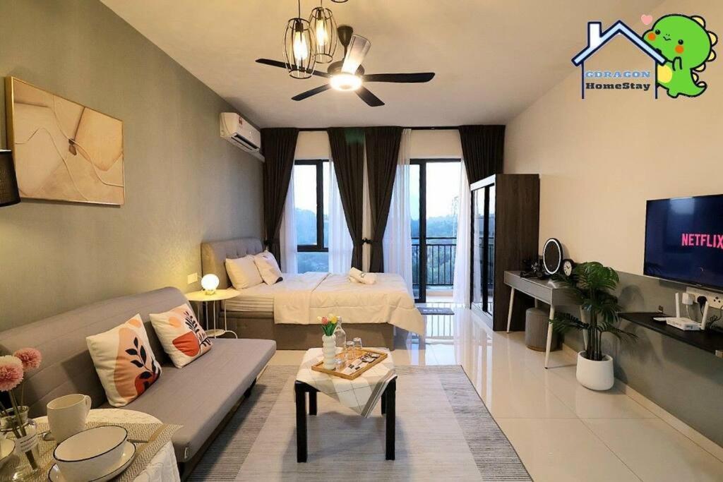 Park Lovely Cozy Balcony By Gdragon Apartment *
